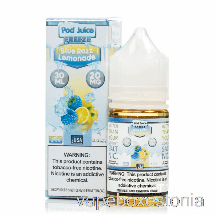 Vape Box Estonia Freeze Blue Razz Limonaad - Kaunamahl - 30ml 55mg
